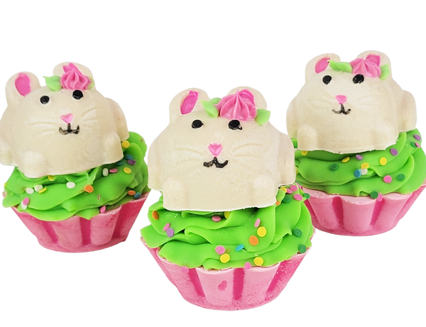 Bunny Wishes Artisan Soap Cupcake