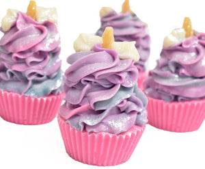 Unicorn Dreams Artisan Vegan Soap Cupcake